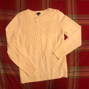 Talbots Ivory Sweater